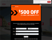 Tablet Screenshot of kiaofsaskatoon.com